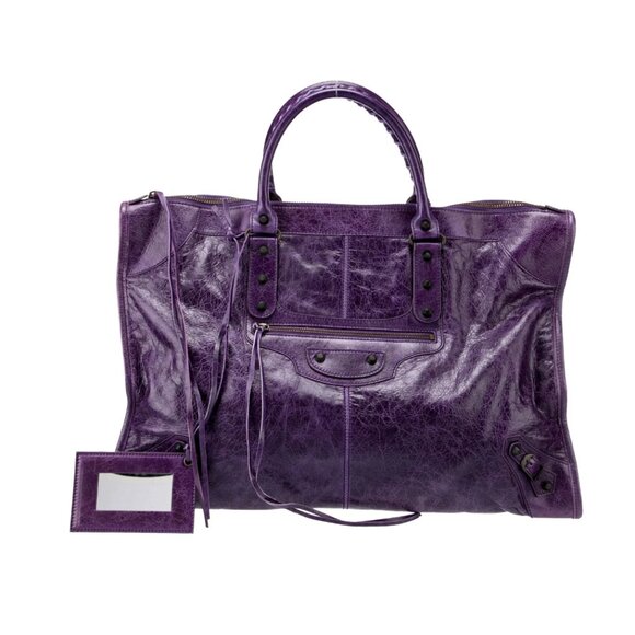 Balenciaga Leather Motocross Classic Weekender - Picture 1 of 8